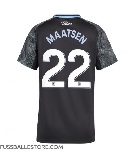 Günstige Aston Villa Ian Maatsen #22 Auswärtstrikot Damen 2025-26 Kurzarm Günstige Aston Villa Ian Maatsen #22 Auswärtstrikot Damen 2025-26 Kurzarm